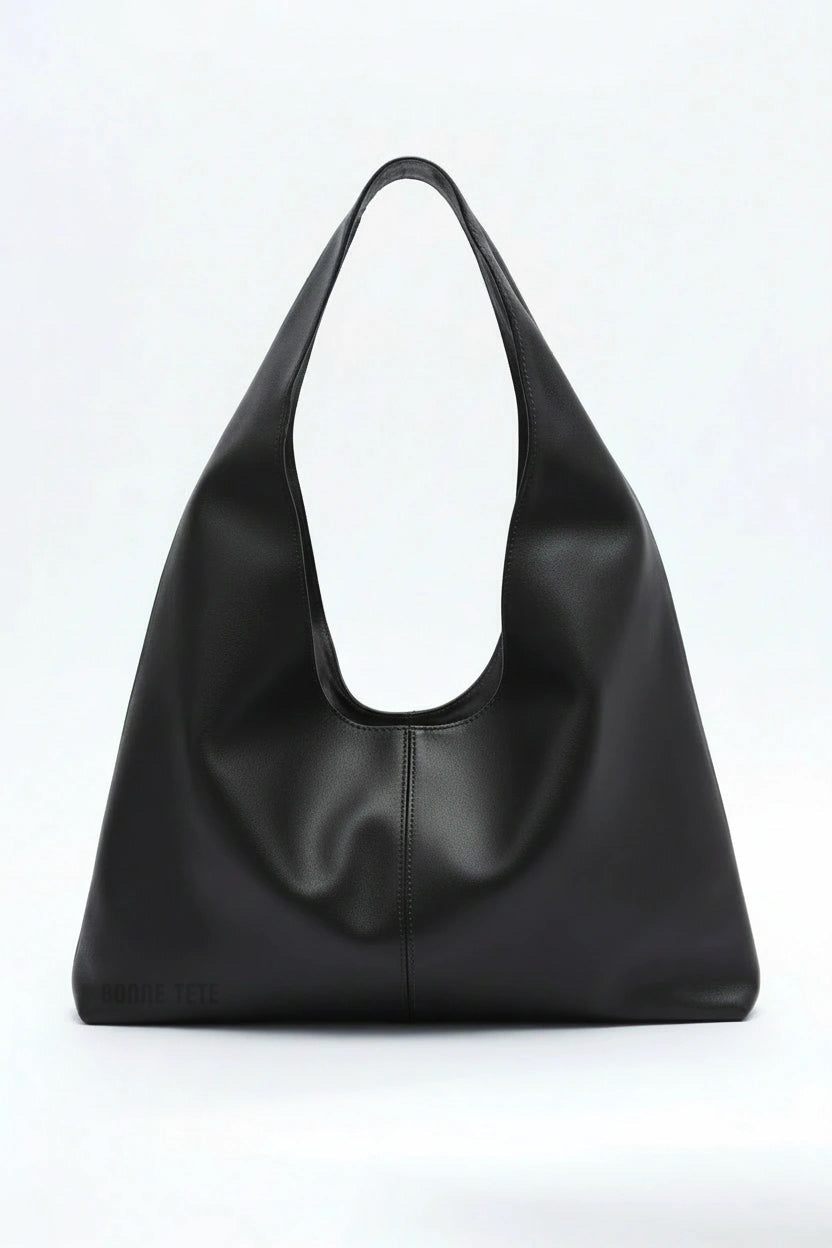 Leather Porter Bag - ESPRESSO