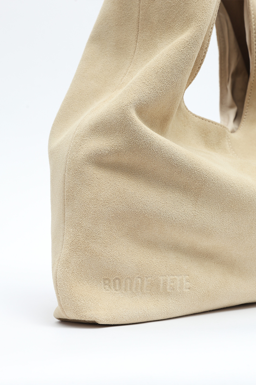 Suede Porter Bag - BLONDE