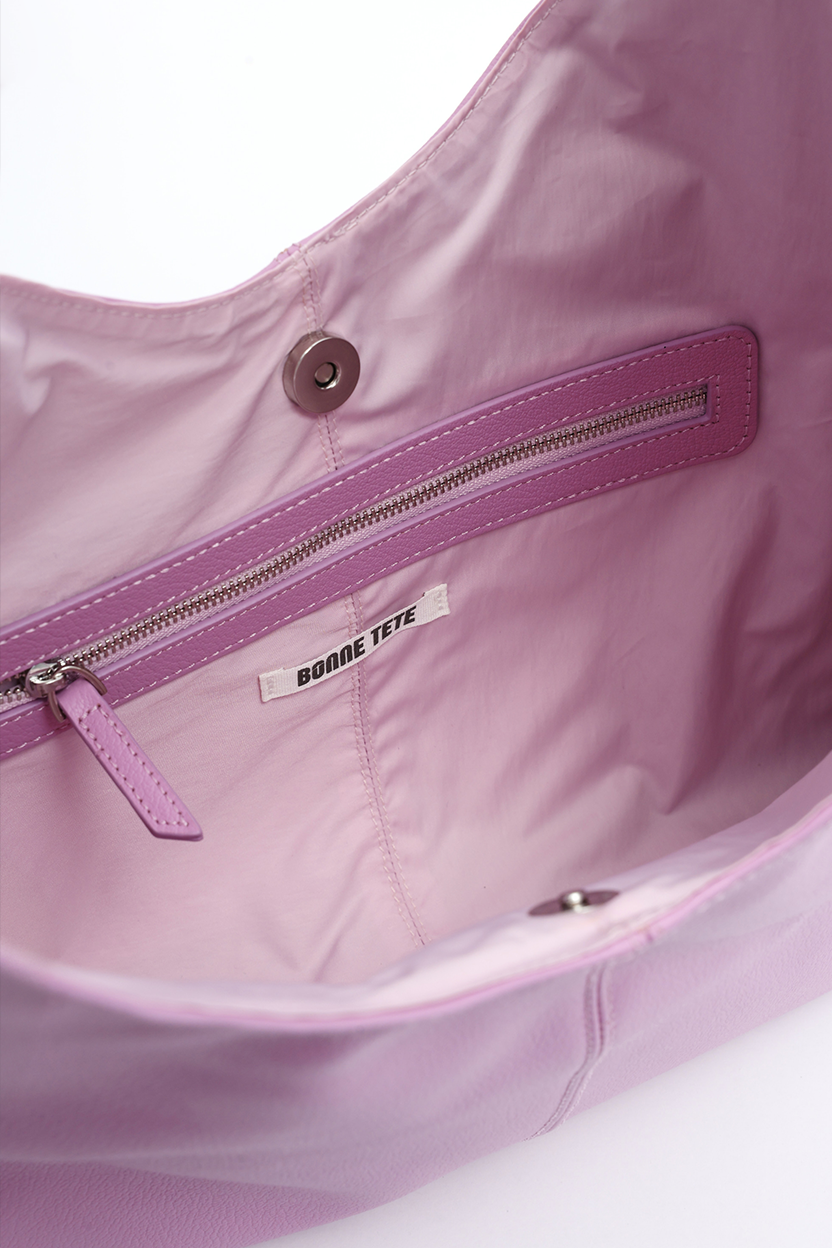 Leather Porter Bag - ORCHID