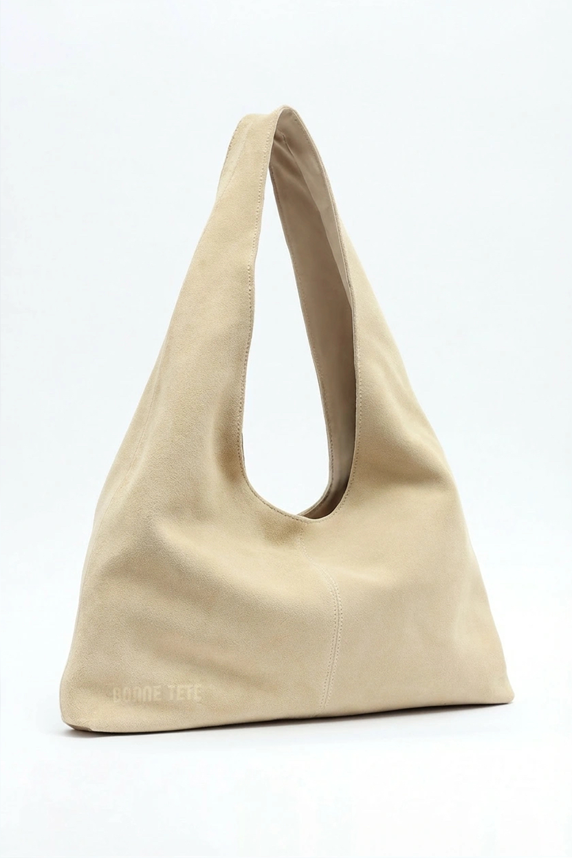 Suede Porter Bag - BLONDE