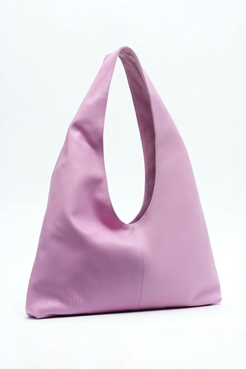 Leather Porter Bag - ORCHID