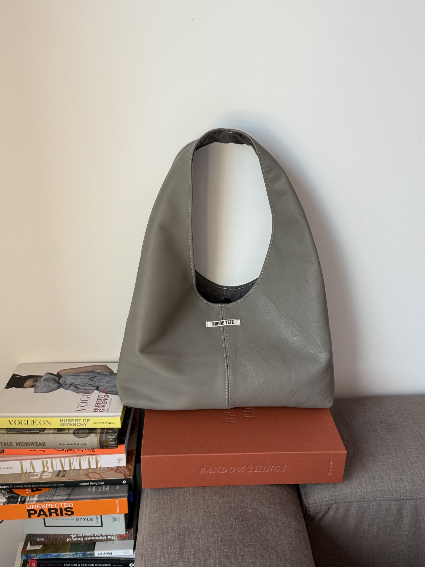 Porter Leather Bag | Steel